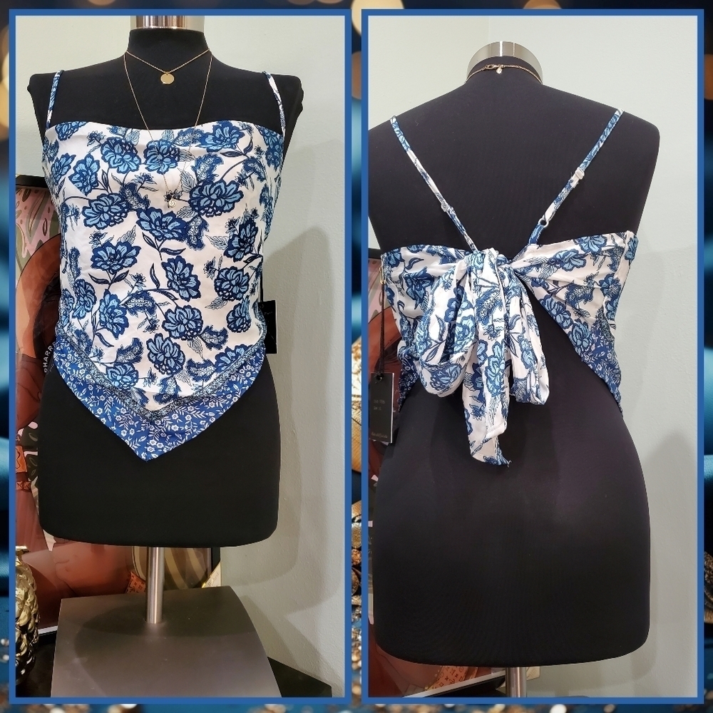 JEPNA Starpy Scarf Top